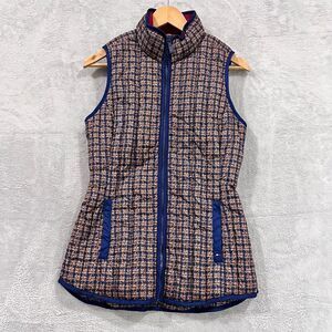 Tommy‎ Hilfiger Vest Feather Down Insulated Womens S Zipper Jacket Geometric